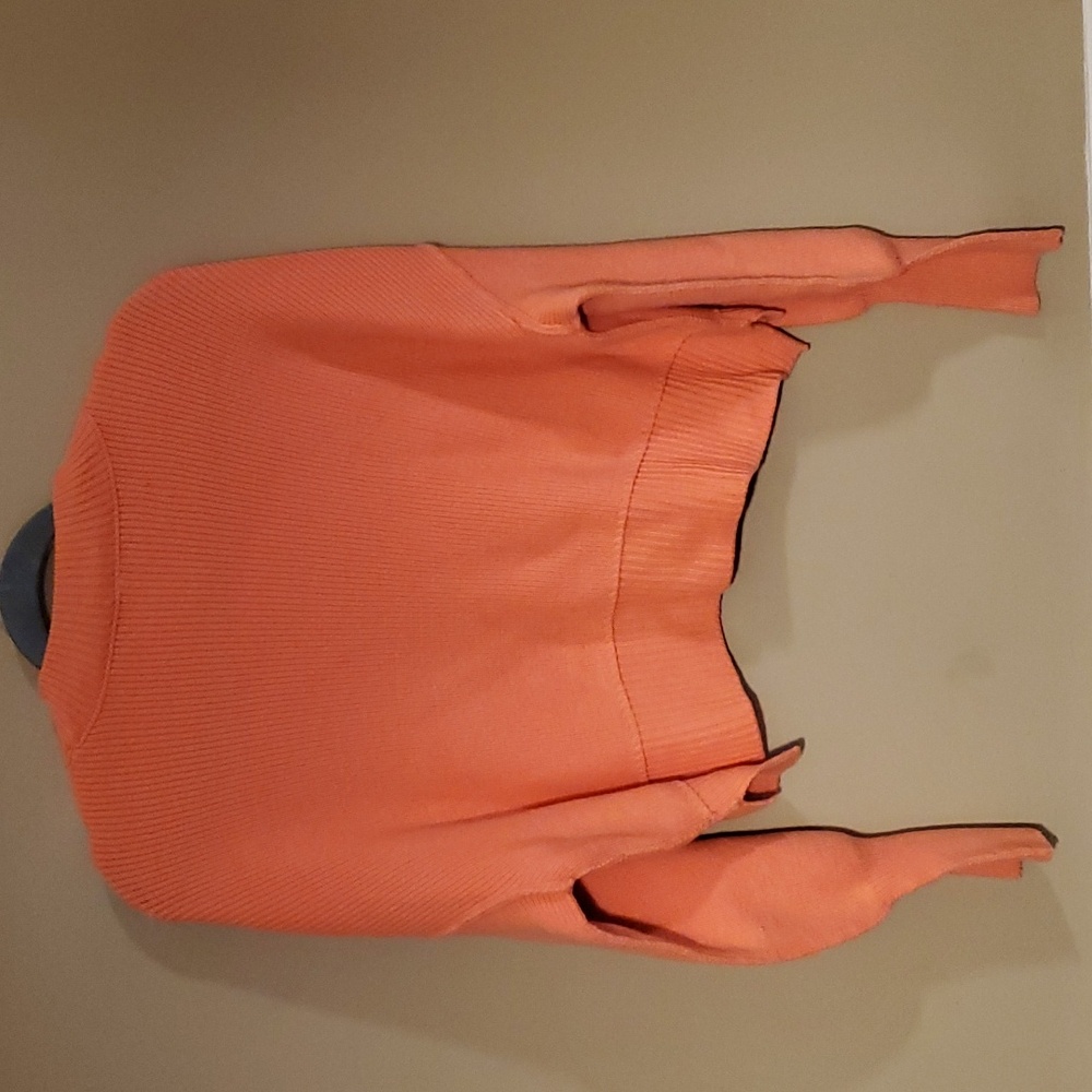 Free People Easy Street Crop Pullover Sweater In Guava Juice Size XS - Picture 5 of 10
